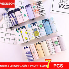 Load image into Gallery viewer, NEW 7 Pcs/set Women's Cotton Panties Seamless Girl Briefs Ms. Underwear Shorts Low-Rise Sexy Ladies Briefs Panty Free Shipping - Motolayo