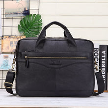 Load image into Gallery viewer, Men Genuine Leather Handbags Casual Leather Laptop Bags Male Business Travel Messenger Bags Men's Crossbody Shoulder Bag - Motolayo