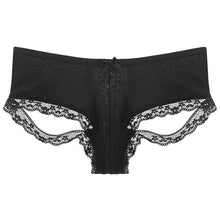 Load image into Gallery viewer, TERMEZY Sexy Panties Women Lace Low-waist Solid Hollow out Briefs Female Underwear Ladies Lingerie G String Transparent Panties