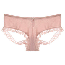Load image into Gallery viewer, TERMEZY Sexy Panties Women Lace Low-waist Solid Hollow out Briefs Female Underwear Ladies Lingerie G String Transparent Panties