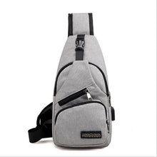 Load image into Gallery viewer, Male Shoulder Bags USB Charging Crossbody Bags Men Anti Theft Chest Bag School Summer Short Trip Messengers Bag 2020 New Arrival