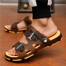 Load image into Gallery viewer, Male Fashion High Quality Plus Size Home & Beach Sandals Men Casual Durable Anti Skid Peep Toe Summer Sandals Sandalias A5756 - Motolayo