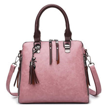 Load image into Gallery viewer, PU Leather Handbag For Women Girl Fashion Tassel Messenger Bags With Ball Bolsa Female Shoulder Bags Ladies Party Crossby Bag