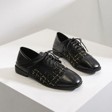 Load image into Gallery viewer, Plus Size 44 Spring Designer Shoes Woman Quality Leather Slip on Flats Shoes for Women Loafers Ladies Shoe Zapatos De Mujer JJ22 - Motolayo