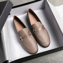 Load image into Gallery viewer, Plus Size 44 Spring Designer Shoes Woman Quality Leather Slip on Flats Shoes for Women Loafers Ladies Shoe Zapatos De Mujer JJ22 - Motolayo
