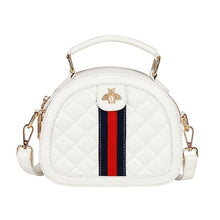 Load image into Gallery viewer, Sweet Lady Fashion Style Handbag Female 2020 Spring New Diagonal Bag PU Shoulder Bag Solid Color Small Round Bag Printing PVC