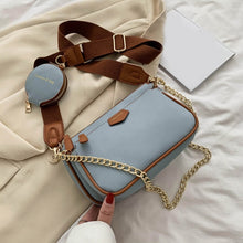Load image into Gallery viewer, Fashion Small Chain Majong Bag Women Casual Crossbody Shoulder Bags Lady Vintage Messenger Hand Bag 3bags/set Purse Female - Motolayo
