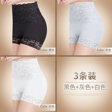 Load image into Gallery viewer, 3Pcs/lot Anti Emptied Boyshort Laces Butt Lifter Panties Women High Waist Slimming Underwear Ladies Body Shaper Tummy Shapewear