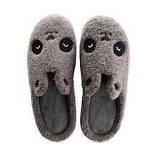 Load image into Gallery viewer, Winter Warm Home Women Fur Slippers Cute Fox Unicorn Bear Animals Indoor Cotton Ladies Slippers Soft Memory Foam Couples Shoes - Motolayo
