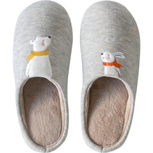 Load image into Gallery viewer, Winter Warm Home Women Fur Slippers Cute Fox Unicorn Bear Animals Indoor Cotton Ladies Slippers Soft Memory Foam Couples Shoes - Motolayo