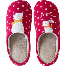 Load image into Gallery viewer, Winter Warm Home Women Fur Slippers Cute Fox Unicorn Bear Animals Indoor Cotton Ladies Slippers Soft Memory Foam Couples Shoes - Motolayo