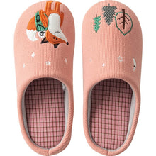 Load image into Gallery viewer, Winter Warm Home Women Fur Slippers Cute Fox Unicorn Bear Animals Indoor Cotton Ladies Slippers Soft Memory Foam Couples Shoes