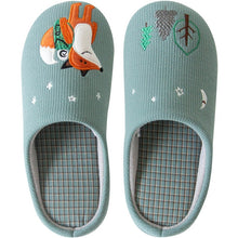Load image into Gallery viewer, Winter Warm Home Women Fur Slippers Cute Fox Unicorn Bear Animals Indoor Cotton Ladies Slippers Soft Memory Foam Couples Shoes - Motolayo