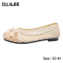 Load image into Gallery viewer, Shoes Spring Women A Foot Of Loose Gauze Shoes Ladies Breathable Mesh Shoes Literary Girls Comfortable Wearing Women's Shoes