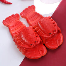 Load image into Gallery viewer, BONJEAN 2020 Fashion Summer Shoes Ladies Slippers Casual Plus Size Cartoon Lobster Cute Foot Wear Female Flat Slippers BJ2707