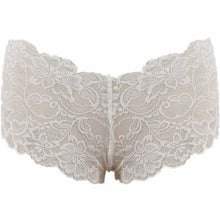 Load image into Gallery viewer, Women's panties Floral Lace Sexy lingerie Lady Sexy Boyshort Hot Elastic Waist See Through Seamless Female Underwear White 19Dec - Motolayo