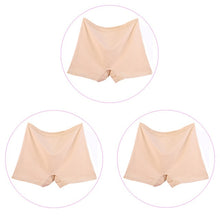 Load image into Gallery viewer, 3 Pieces/Pack 6XL Big Size Boyshorts Women Underwear Boxer Female Safety Short Pants Large Size Ladies Cotton Panties