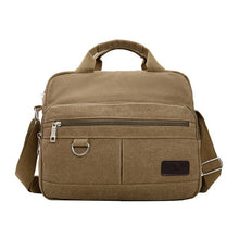 Load image into Gallery viewer, New Fashion Men's Casual Shoulder Messenger Bag Male Casual Canvas Travel Shoulder Bags Solid Color Fashion Crossbody Bags