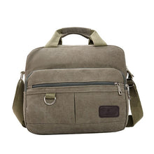 Load image into Gallery viewer, New Fashion Men's Casual Shoulder Messenger Bag Male Casual Canvas Travel Shoulder Bags Solid Color Fashion Crossbody Bags