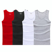 Load image into Gallery viewer, 3Pcs/Lot Summer Men Cotton Underwear Mens Undershirt Transparent Shirts Male Bodyshaper Fitness Wrestling Singlets - Motolayo
