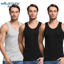 Load image into Gallery viewer, 3Pcs/Lot Summer Men Cotton Underwear Mens Undershirt Transparent Shirts Male Bodyshaper Fitness Wrestling Singlets - Motolayo
