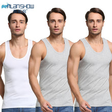 Load image into Gallery viewer, 3Pcs/Lot Summer Men Cotton Underwear Mens Undershirt Transparent Shirts Male Bodyshaper Fitness Wrestling Singlets - Motolayo
