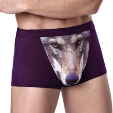 Load image into Gallery viewer, 4XL Large Size Male Underwear Funny Cool Underpants Wolf Modal U Convex Underware Men Boxers Comfortable Soft boxer shorts man - Motolayo
