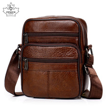 Load image into Gallery viewer, Genuine Leather Crossbody Men Messenger Bag Hot Sale Male Small Man Flap Fashion Shoulder Bags Men&#39;s Travel New Handbags ZZICK - Motolayo
