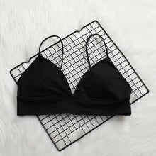 Load image into Gallery viewer, DeRuiLaDy Soft Bralette Deep V Seamless Bras for Women Wireless Push Up Bra Comfortable Blackless Underwear Ladies Sexy Lingerie
