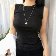 Load image into Gallery viewer, Women Spring Summer Tank Tops Sleeveless Slim fit Korean Tee Tops Ladies Round Neck Vest Singlets Camisole Cotton Slim Thin 2020 - Motolayo
