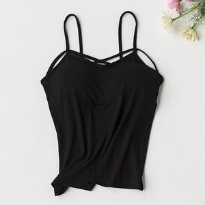 Black white Spring New Tank Tops Women Sleeveless fitting T Shirt Ladies Vest Singlets Feminino Tops Women's 2020 Summer