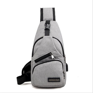 Male Shoulder Bags USB Charging Crossbody Bags Men Anti Theft Chest Bag School Summer Short Trip Messengers Bag 2020 New Arrival