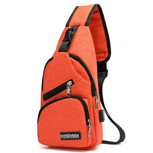 Male Shoulder Bags USB Charging Crossbody Bags Men Anti Theft Chest Bag School Summer Short Trip Messengers Bag 2020 New Arrival