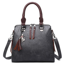 Load image into Gallery viewer, PU Leather Handbag For Women Girl Fashion Tassel Messenger Bags With Ball Bolsa Female Shoulder Bags Ladies Party Crossby Bag
