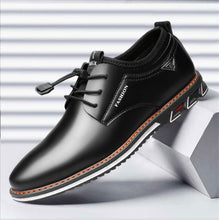 Load image into Gallery viewer, Newest Luxury Pointed Toe Casual Leather Shoes Men&#39;s Fashion Lace Up Business Dress Oxfords Solid Wedding Office Males Flats Man - Motolayo
