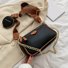 Load image into Gallery viewer, Fashion Small Chain Majong Bag Women Casual Crossbody Shoulder Bags Lady Vintage Messenger Hand Bag 3bags/set Purse Female - Motolayo
