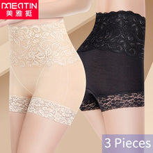 Load image into Gallery viewer, 3Pcs/lot Anti Emptied Boyshort Laces Butt Lifter Panties Women High Waist Slimming Underwear Ladies Body Shaper Tummy Shapewear - Motolayo
