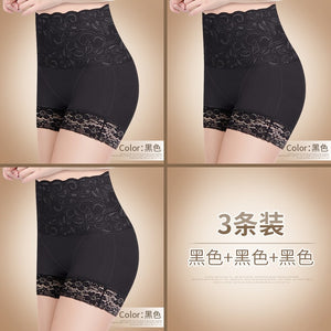 3Pcs/lot Anti Emptied Boyshort Laces Butt Lifter Panties Women High Waist Slimming Underwear Ladies Body Shaper Tummy Shapewear