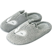 Load image into Gallery viewer, Winter Warm Home Women Fur Slippers Cute Fox Unicorn Bear Animals Indoor Cotton Ladies Slippers Soft Memory Foam Couples Shoes
