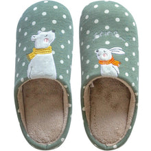 Load image into Gallery viewer, Winter Warm Home Women Fur Slippers Cute Fox Unicorn Bear Animals Indoor Cotton Ladies Slippers Soft Memory Foam Couples Shoes - Motolayo
