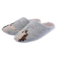 Load image into Gallery viewer, Winter Warm Home Women Fur Slippers Cute Fox Unicorn Bear Animals Indoor Cotton Ladies Slippers Soft Memory Foam Couples Shoes - Motolayo
