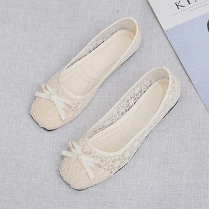 Shoes Spring Women A Foot Of Loose Gauze Shoes Ladies Breathable Mesh Shoes Literary Girls Comfortable Wearing Women's Shoes