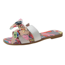 Load image into Gallery viewer, BONJEAN 2020 Summer Shoes for Women Fashion Outside Slippers Floral Printed Beach Foot Wear Ladies Flats With Shoes BJ2728 - Motolayo
