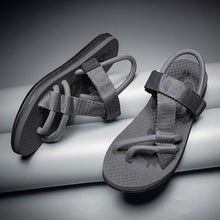 Load image into Gallery viewer, 2020 New Roman Sandals Male Summer Rope Beach Sandals Man Flip Flops Flat Platform Slippers Slides Casual Sandalias Hombre
