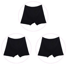 Load image into Gallery viewer, 3 Pieces/Pack 6XL Big Size Boyshorts Women Underwear Boxer Female Safety Short Pants Large Size Ladies Cotton Panties
