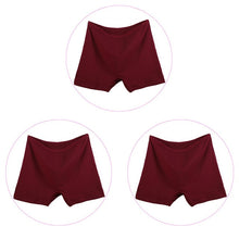 Load image into Gallery viewer, 3 Pieces/Pack 6XL Big Size Boyshorts Women Underwear Boxer Female Safety Short Pants Large Size Ladies Cotton Panties
