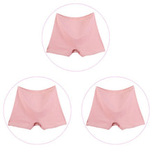 Load image into Gallery viewer, 3 Pieces/Pack 6XL Big Size Boyshorts Women Underwear Boxer Female Safety Short Pants Large Size Ladies Cotton Panties
