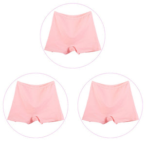 3 Pieces/Pack 6XL Big Size Boyshorts Women Underwear Boxer Female Safety Short Pants Large Size Ladies Cotton Panties