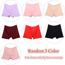 Load image into Gallery viewer, 3 Pieces/Pack 6XL Big Size Boyshorts Women Underwear Boxer Female Safety Short Pants Large Size Ladies Cotton Panties
